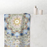 PEACE // White Rose Crystal Towel