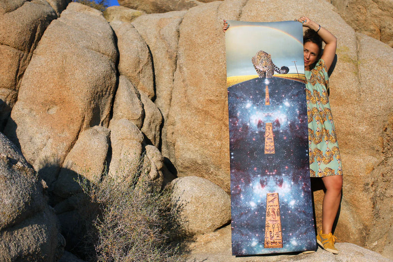 POWER // Leopard Future Yoga Mat