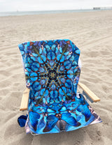 DESTINY // Blue Butterfly Towel