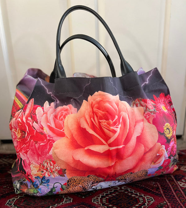 Indestructible Spirit // Vajra Rose Large Carryall Tote Bag