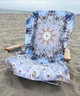 PEACE // White Rose Crystal Towel