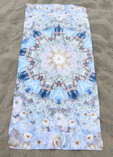 PEACE // White Rose Crystal Towel